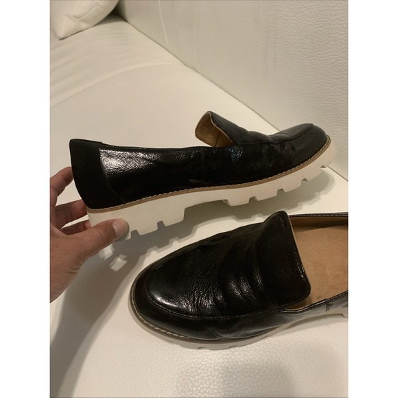 Vionic Kensley Women's Sz 7.5 Shoes Black Patent Leather Slip On Loafers - Picture 5 of 9